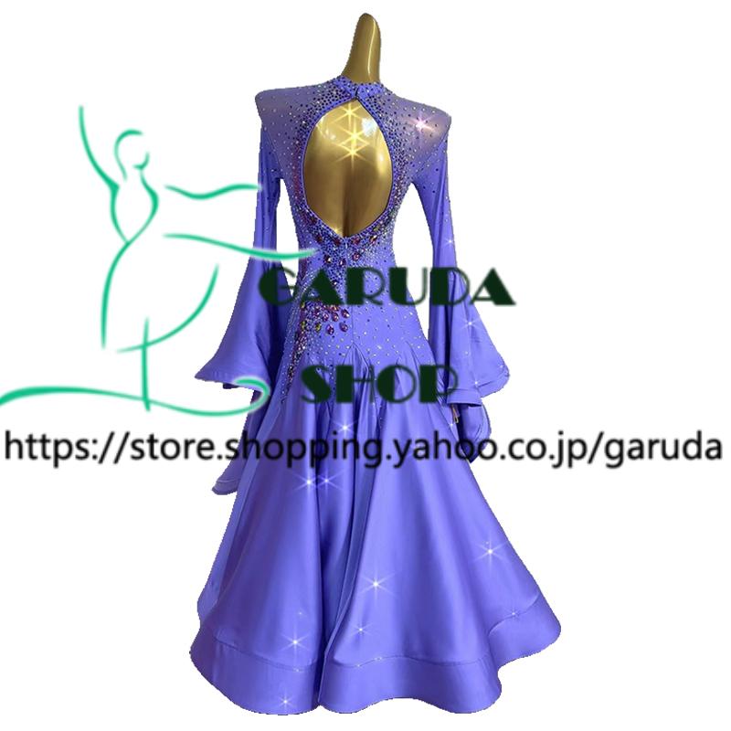 Garuda SHOP レディース社交ダンス衣装 競技ドレス モダンドレス高級