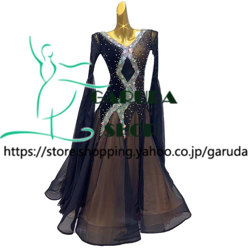 Garuda SHOP レディース社交ダンス衣装 競技ドレス モダンドレス高級
