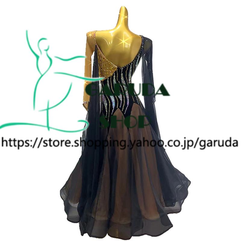 Garuda SHOP レディース社交ダンス衣装 競技ドレス モダンドレス高級