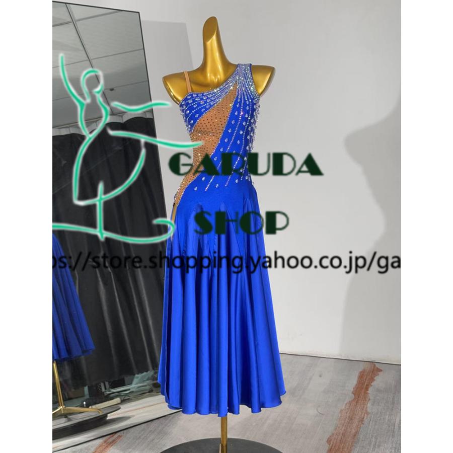 Garuda SHOP 社交ダンス高級衣装 ダンスドレス セミオーダードレス ラテン競技高級ドレス パーティードレス ラテン衣装  Latinドレス  品番8427の画像