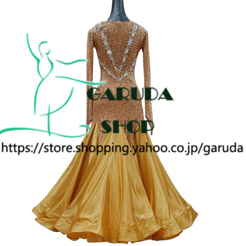 Garuda SHOP レディース社交ダンス衣装 競技ドレス モダンドレス高級