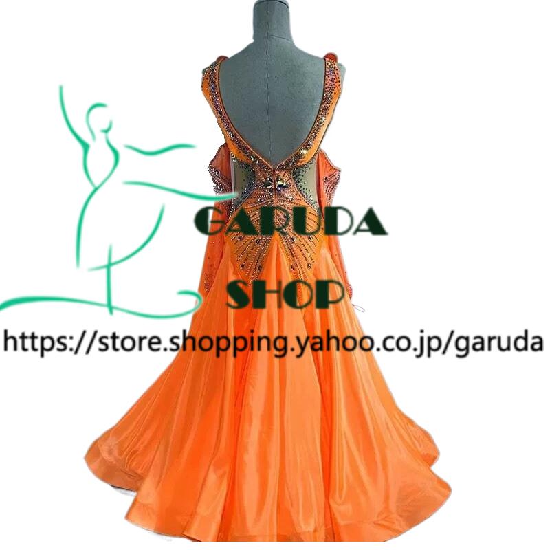 Garuda SHOP レディース社交ダンス衣装 競技ドレス モダンドレス高級