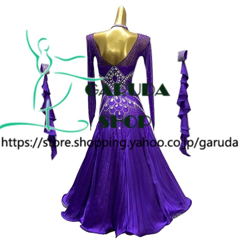 Garuda SHOP レディース社交ダンス衣装 競技ドレス モダンドレス高級