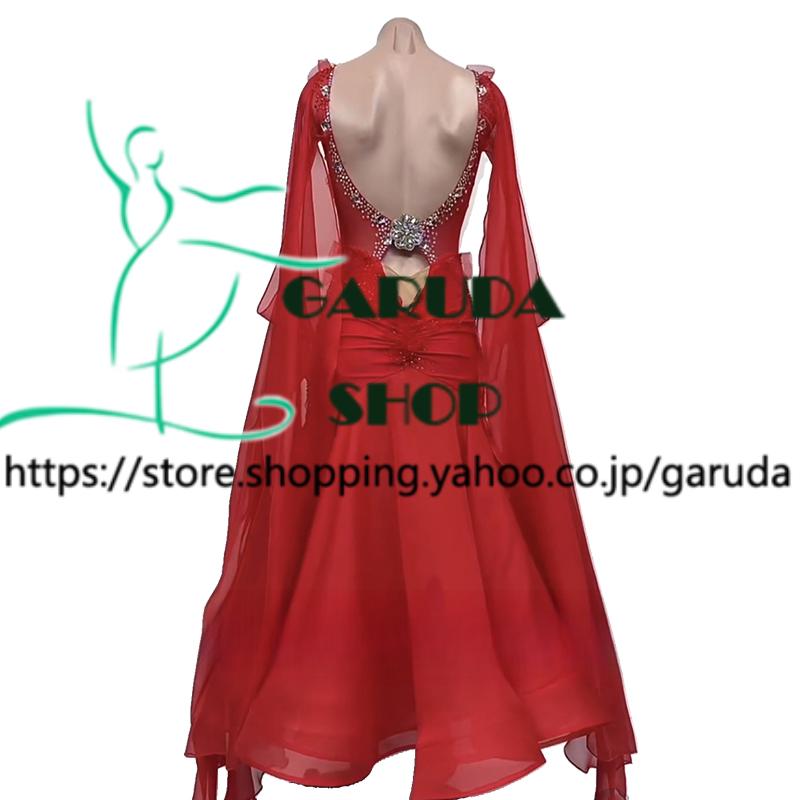 Garuda SHOP レディース社交ダンス衣装 競技ドレス モダンドレス高級