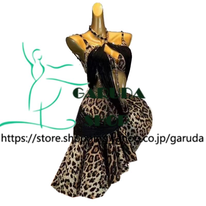 Garuda SHOP 社交ダンス高級衣装 ダンスドレス セミオーダードレス ラテン競技高級ドレス パーティードレス ラテン衣装  Latinドレス  品番8484の画像