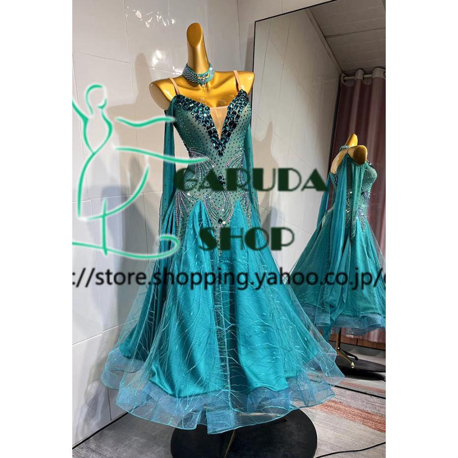 Garuda SHOP レディース社交ダンス衣装 競技ドレス モダンドレス Garuda SHOP レディース社交ダンス衣装 競技ドレス モダンドレス