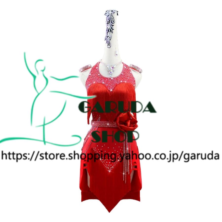 Garuda SHOP レディース社交ダンス練習着 サイズ調整対応 ラテン練習