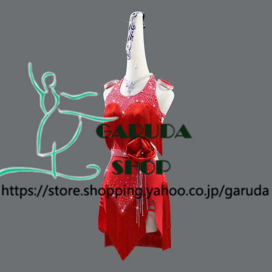 Garuda SHOP レディース社交ダンス練習着 サイズ調整対応 ラテン練習