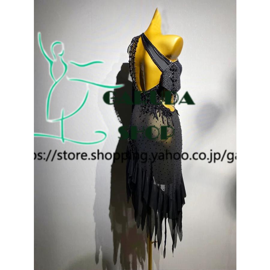 Garuda SHOP 社交ダンス高級衣装 ダンスドレス セミオーダードレス ラテン競技高級ドレス パーティードレス ラテン衣装  Latinドレス  品番8526の画像