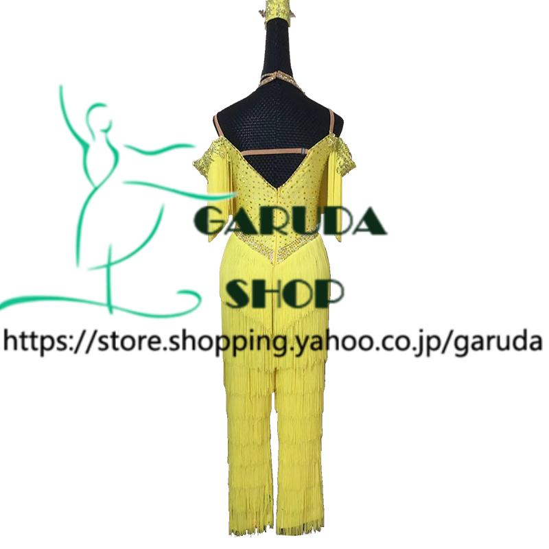 Garuda SHOP 社交ダンス高級衣装 ダンスドレス セミオーダードレス ラテン競技高級服 パーティードレス パンツ  Latin  品番8542の画像