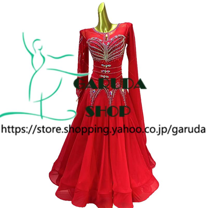 スタンダードドレス✨競技会や発表会、デモやダンスパーティに大活躍！ 新品 25新作スタンダードドレス競技会・発表会・デモ・ダンスパーティ