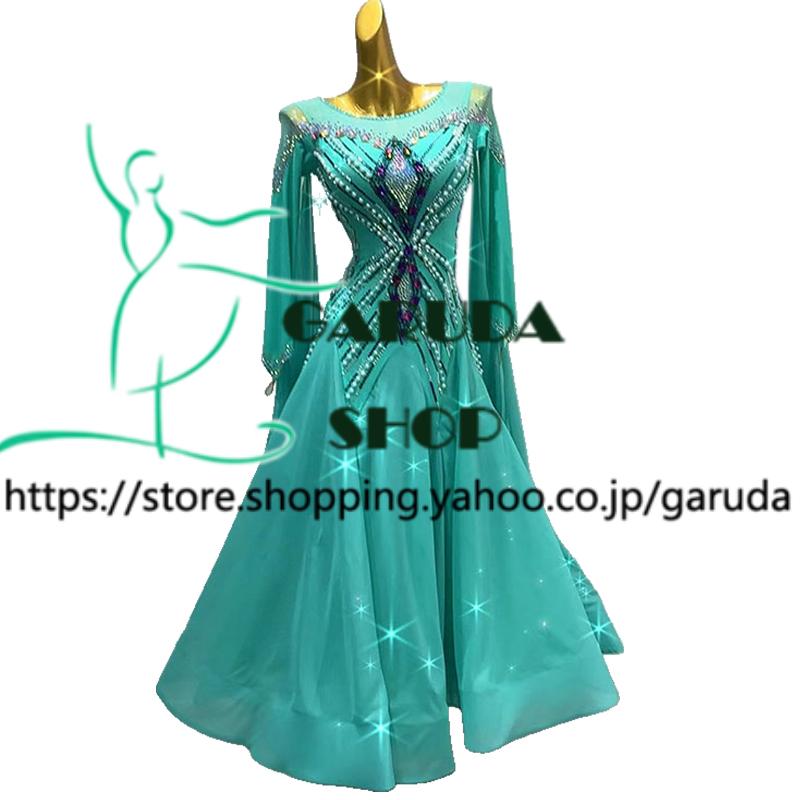 Garuda SHOP レディース社交ダンス衣装 競技ドレス モダンドレス
