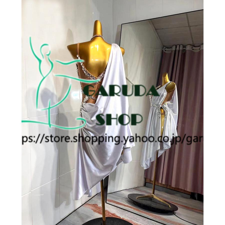 Garuda SHOP 社交ダンス高級衣装 ダンスドレス セミオーダードレス ラテン競技高級ドレス パーティードレス ラテン衣装  Latinドレス  品番8583の画像