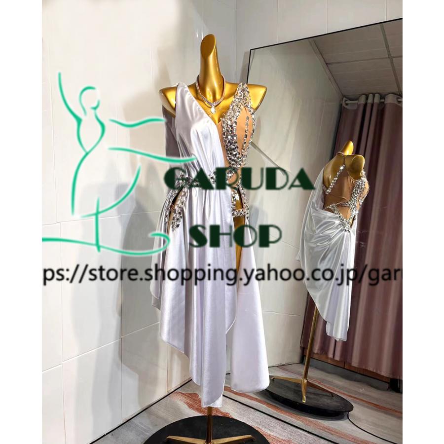 Garuda SHOP 社交ダンス高級衣装 ダンスドレス セミオーダードレス ラテン競技高級ドレス パーティードレス ラテン衣装  Latinドレス  品番8583の画像