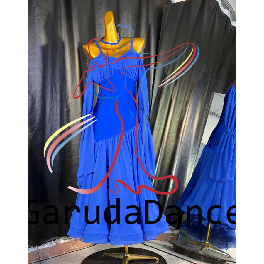 Garuda SHOP レディース社交ダンス衣装 競技ドレス ダンス練習ドレス