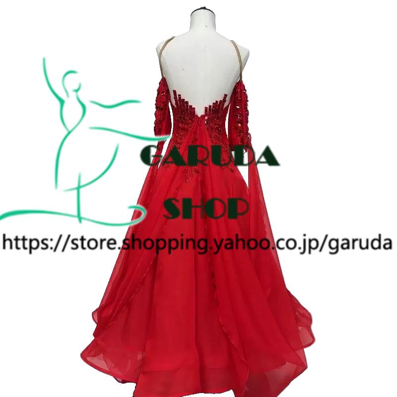 Garuda SHOP レディース社交ダンス衣装 競技ドレス モダンドレス高級