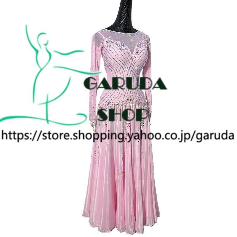 Garuda SHOP 社交ダンス高級衣装 ダンスドレス セミオーダードレス ラテン競技高級ドレス パーティードレス ラテン衣装  Latinドレス  品番8648の画像