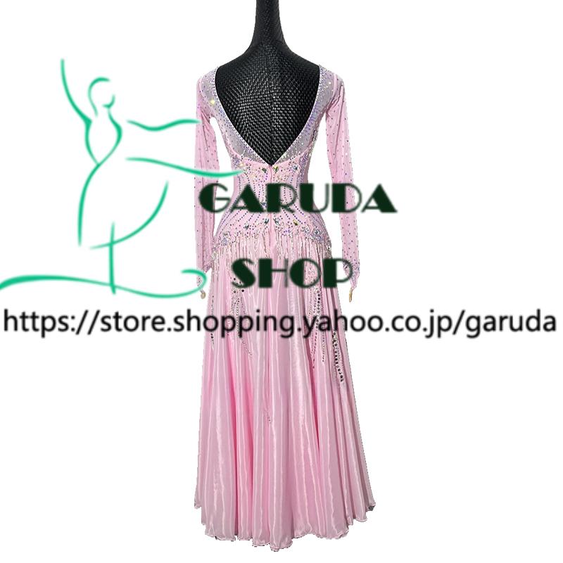 Garuda SHOP 社交ダンス高級衣装 ダンスドレス セミオーダードレス ラテン競技高級ドレス パーティードレス ラテン衣装  Latinドレス  品番8648の画像