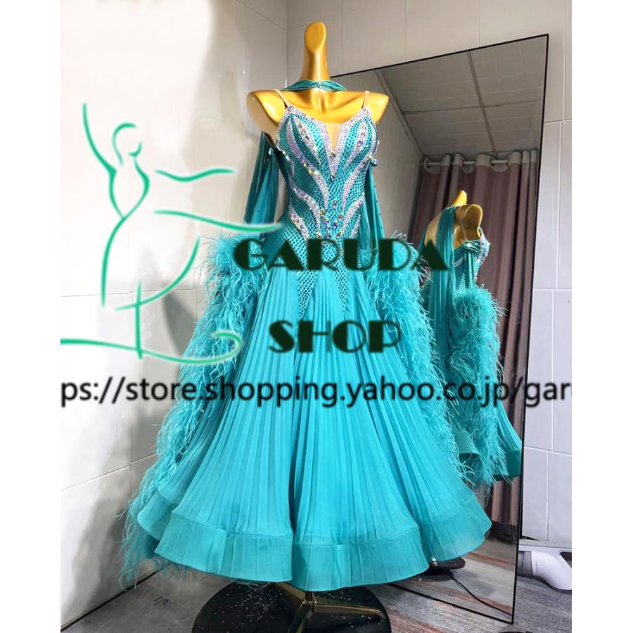 Garuda SHOP レディース社交ダンス衣装 競技ドレス モダンドレス Garuda SHOP レディース社交ダンス衣装 競技ドレス モダンドレス