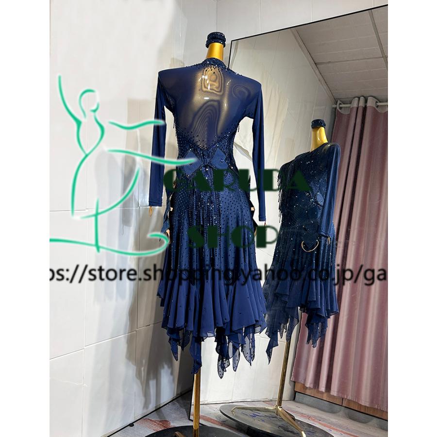 Garuda SHOP 社交ダンス高級衣装 セミオーダードレス ラテン競技高級