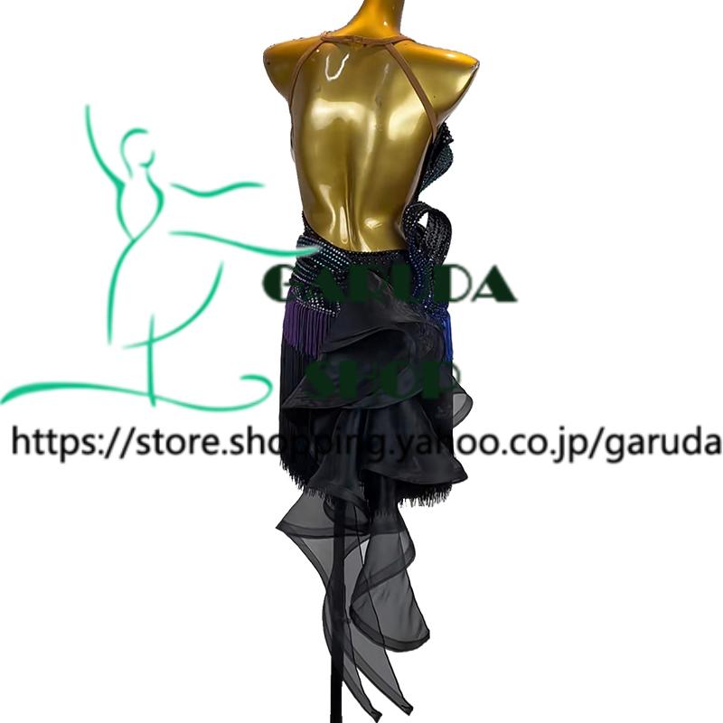Garuda SHOP 社交ダンス高級衣装 セミオーダードレス ラテン競技高級