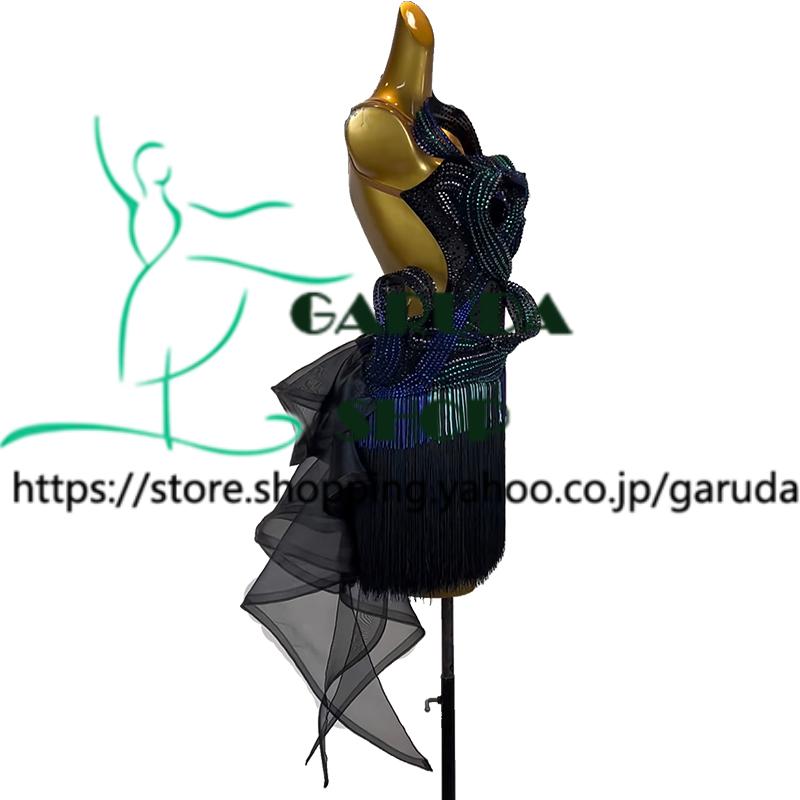Garuda SHOP 社交ダンス高級衣装 セミオーダードレス ラテン競技高級
