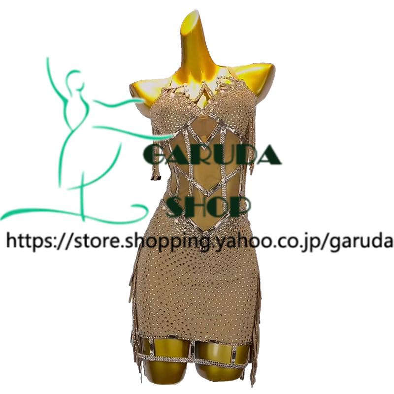 Garuda SHOP 社交ダンス高級衣装 セミオーダードレス ラテン競技高級