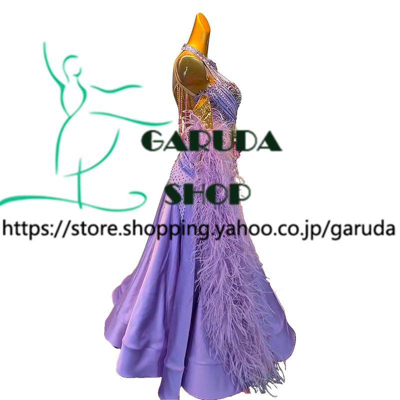 Garuda SHOP レディース社交ダンス衣装 競技ドレス モダンドレス高級