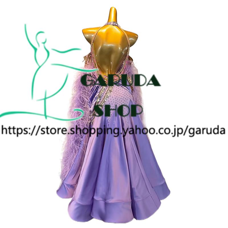 Garuda SHOP レディース社交ダンス衣装 競技ドレス モダンドレス高級