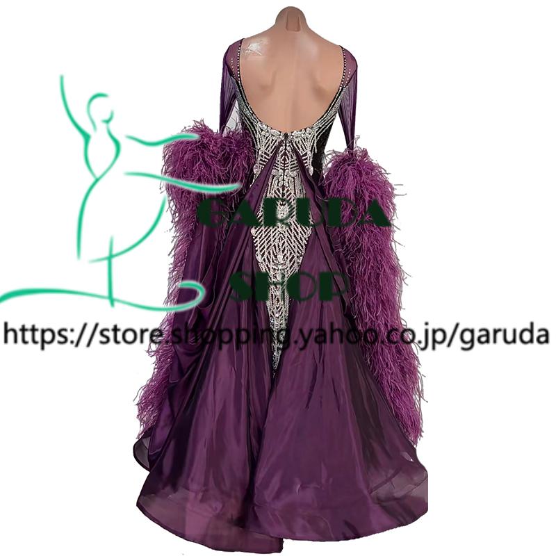 Garuda SHOP レディース社交ダンス衣装 競技ドレス モダンドレス高級
