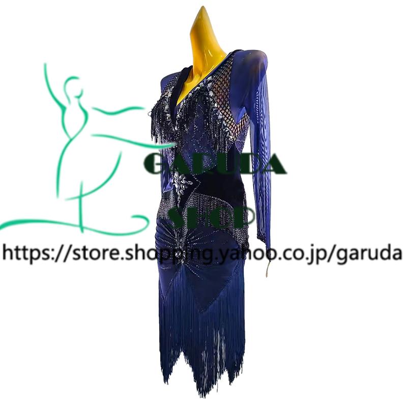 Garuda SHOP 社交ダンス高級衣装 セミオーダードレス ラテン競技高級 