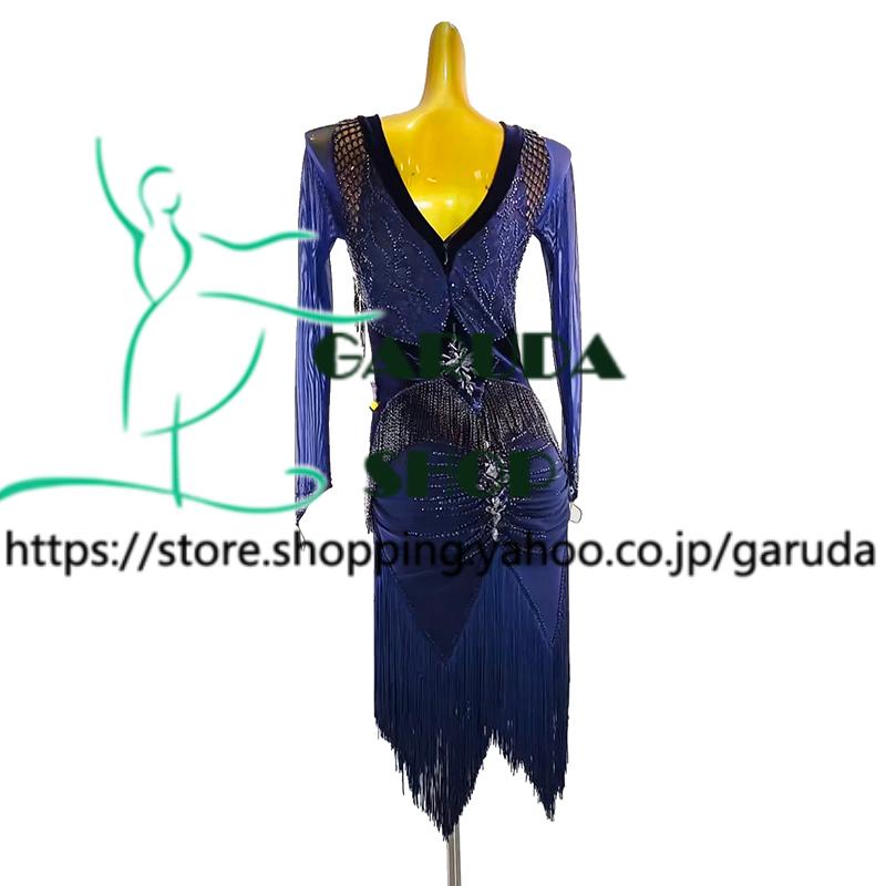 Garuda SHOP 社交ダンス高級衣装 セミオーダードレス ラテン競技高級