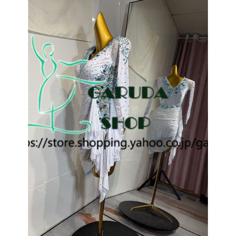 Garuda SHOP 社交ダンス高級衣装 セミオーダードレス ラテン競技高級ドレス パーティードレス 社交ダンス衣装ラテン  社交ダンス衣装ルンバ  品番8920の画像