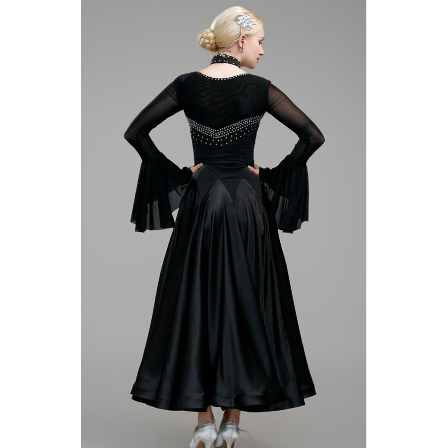 Garuda SHOP 社交ダンス衣装女性モダンドレス 発表会ワルツドレス