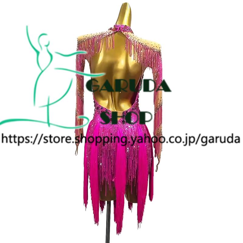 Garuda SHOP 社交ダンス高級衣装 セミオーダードレス ラテン競技高級