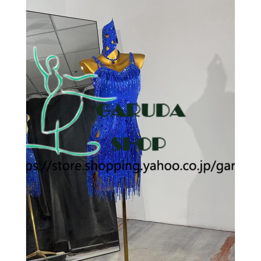 Garuda SHOP 社交ダンス高級衣装 セミオーダードレス ラテン競技高級 