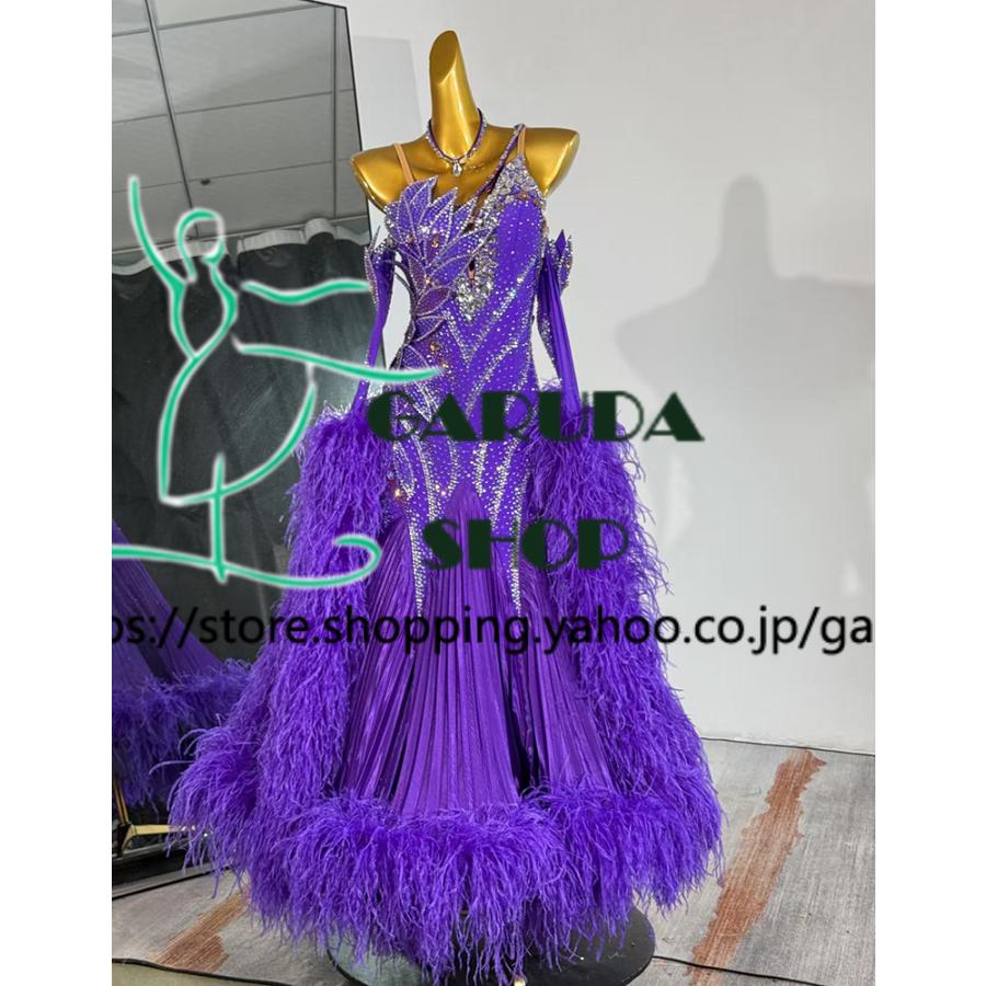 交渉可‼️競技ダンス　モダンドレス Garuda SHOP レディース社交ダンス衣装 競技ドレス モダンドレス高級
