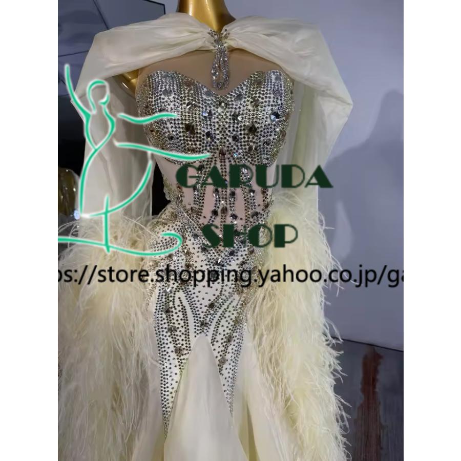 Garuda SHOP レディース社交ダンス衣装 競技ドレス モダンドレス高級
