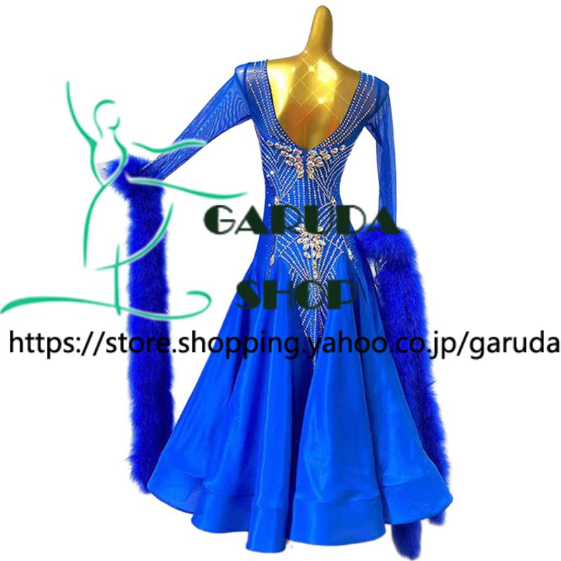 Garuda SHOP レディース社交ダンス衣装 競技ドレス モダンドレス