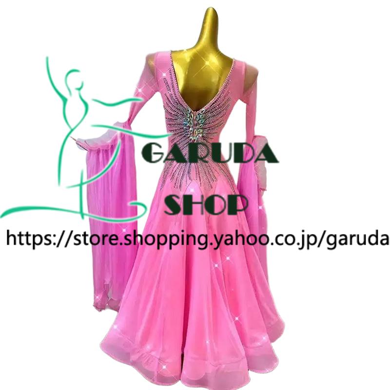 Garuda SHOP レディース社交ダンス衣装 競技ドレス モダンドレス高級