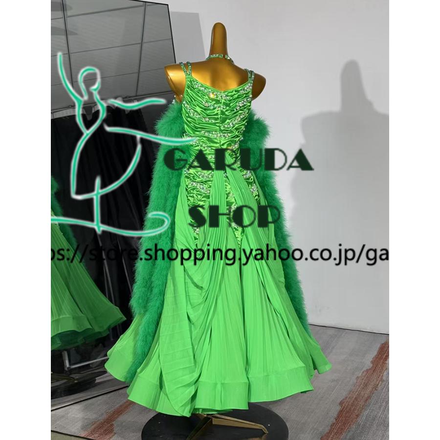 Garuda SHOP レディース社交ダンス衣装 競技ドレス モダンドレス高級
