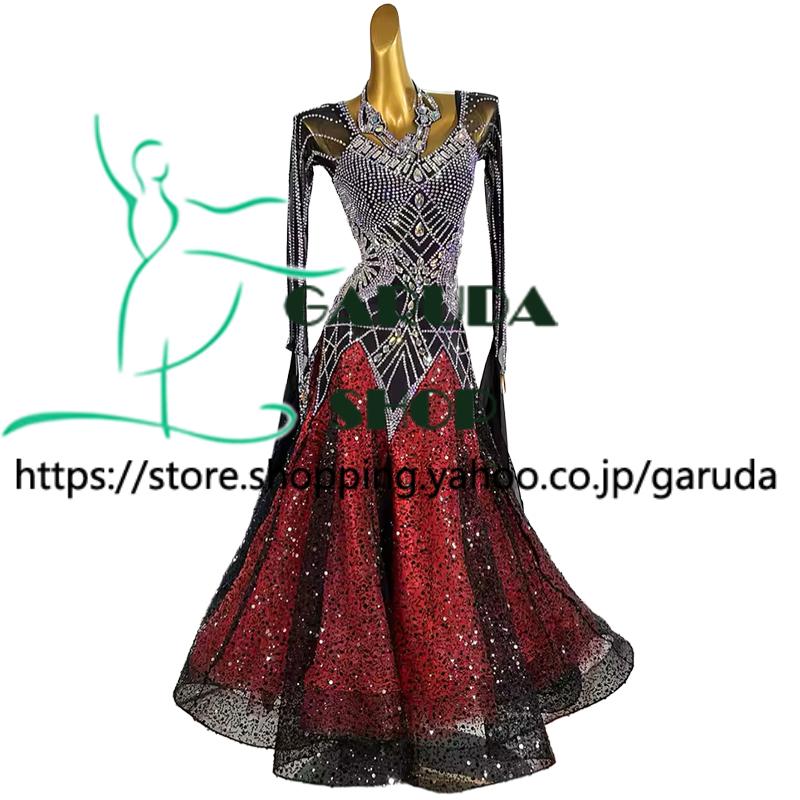 Garuda SHOP レディース社交ダンス衣装 競技ドレス モダンドレス高級