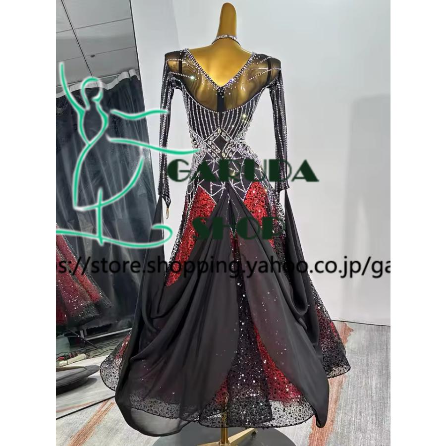 社交ダンス ドレス モダンダンス Garuda SHOP レディース社交ダンス衣装 競技ドレス モダンドレス高級