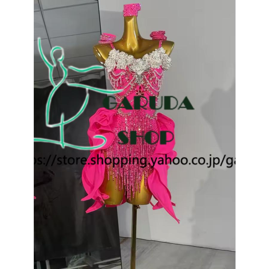 Garuda SHOP 社交ダンス高級衣装 セミオーダードレス ラテン競技高級