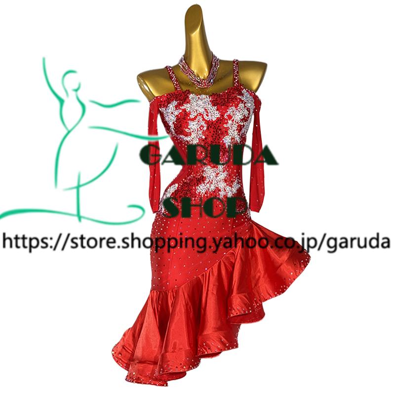 Garuda SHOP 社交ダンス高級衣装 セミオーダードレス ラテン競技高級