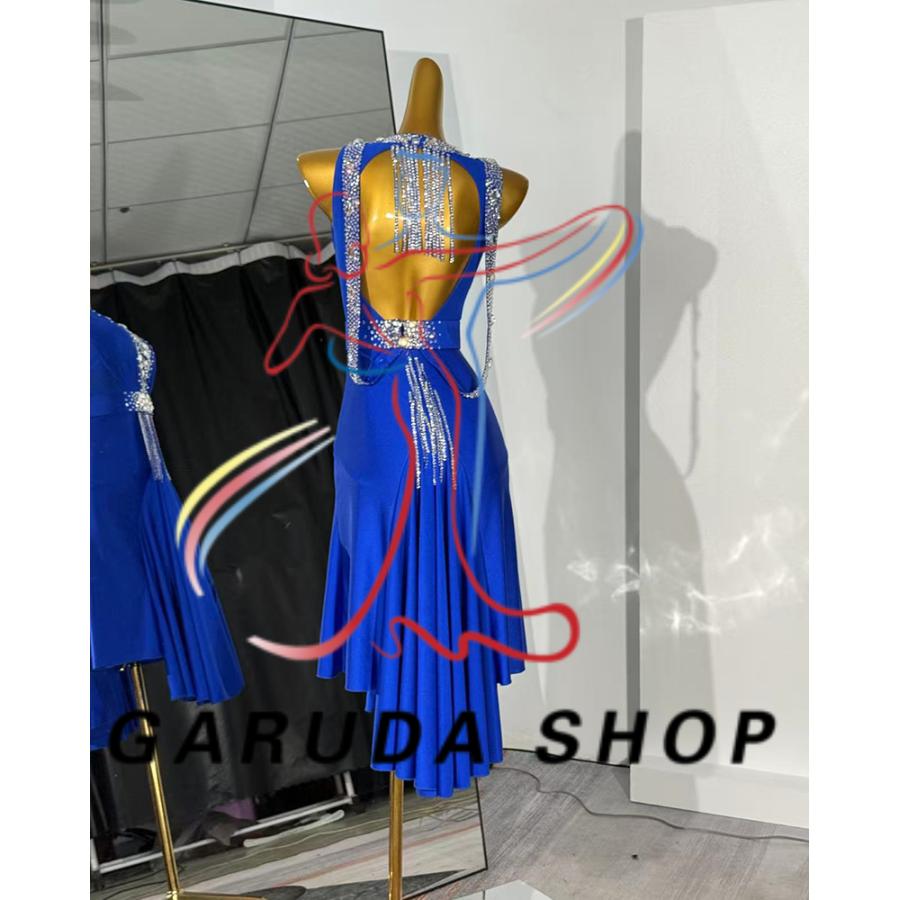 Garuda SHOP 社交ダンス高級衣装 セミオーダードレス ラテン競技高級