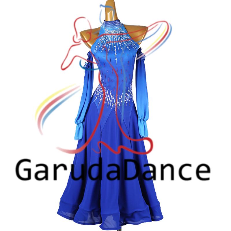 Garuda SHOP レディース社交ダンス衣装 ダンスドレス サイズ調整可能