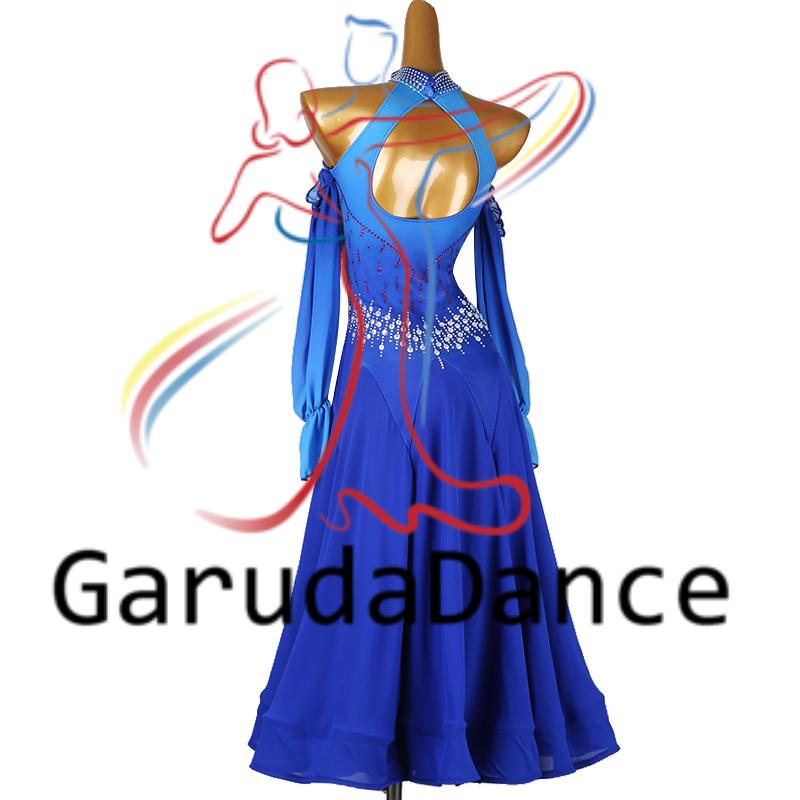 Garuda SHOP レディース社交ダンス衣装 ダンスドレス サイズ調整可能