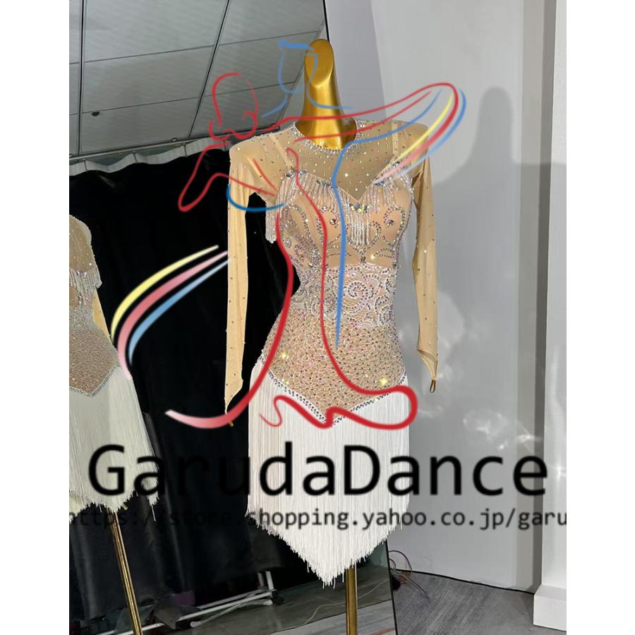 Garuda SHOP 社交ダンス高級衣装 セミオーダードレス ラテン競技高級