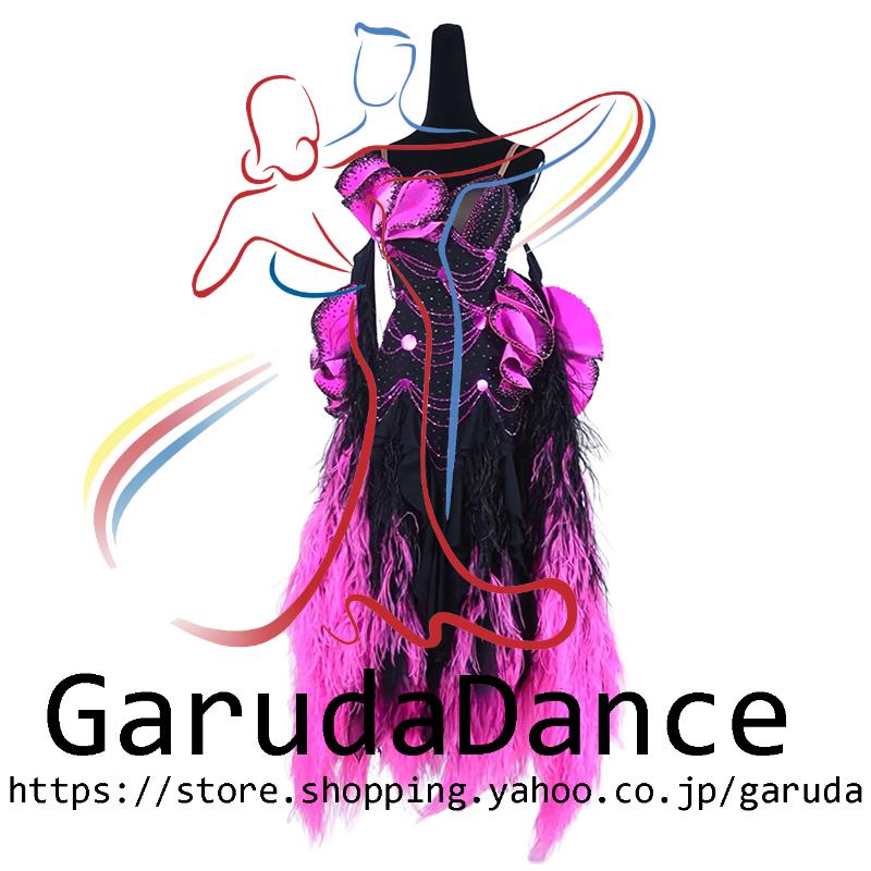 新品★ラテンドレス★ミラー★社交ダンス★競技★パーティー Garuda SHOP 社交ダンス高級衣装 セミオーダードレス ラテン競技高級